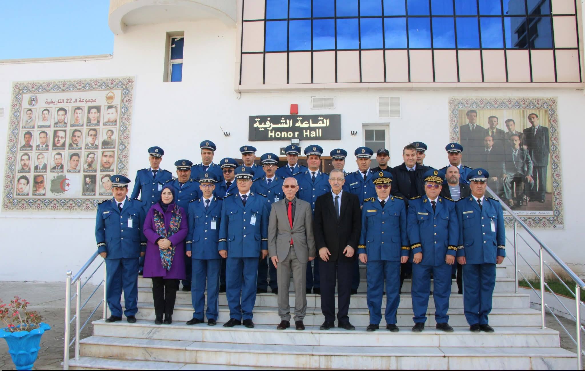 جامعة سطيف 1 - فرحات عباس توقع اتفاقية اطار تعاون مع مدرسة تكوين ضباط الشرطة المجاهد المتوفى أحمد لولو - سطيف.