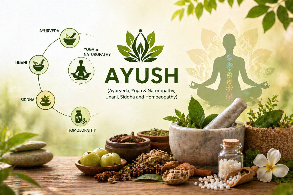 منحة أيوش الهندية (Ayush Scholarship) – 2026-2027