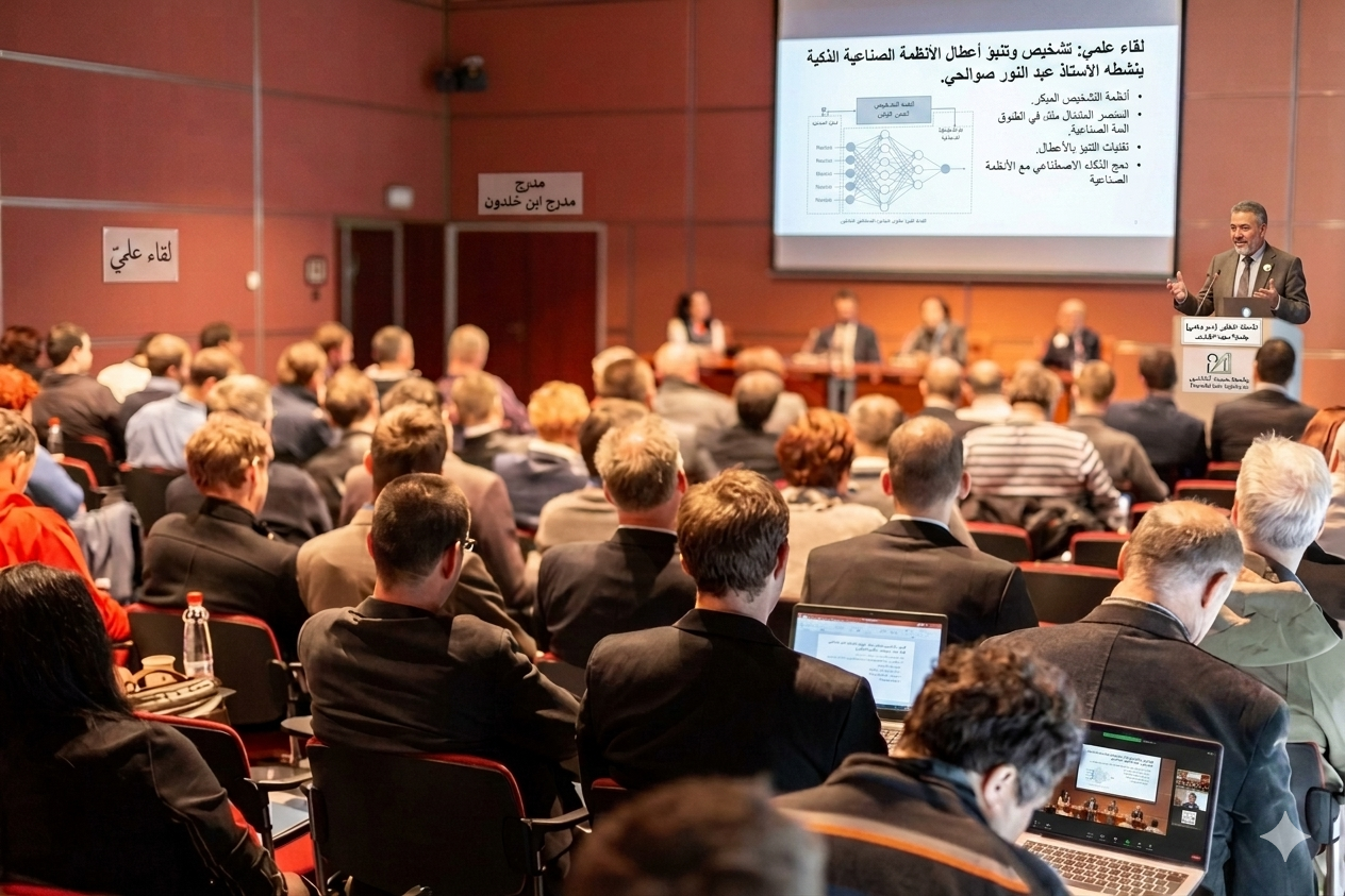 الاعلان عن لقاء علمي:  تشخيص وتنبؤ أعطال الأنظمة الصناعية الذكية